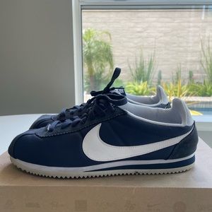 Nike Cortez classic satin blue Sz US 10